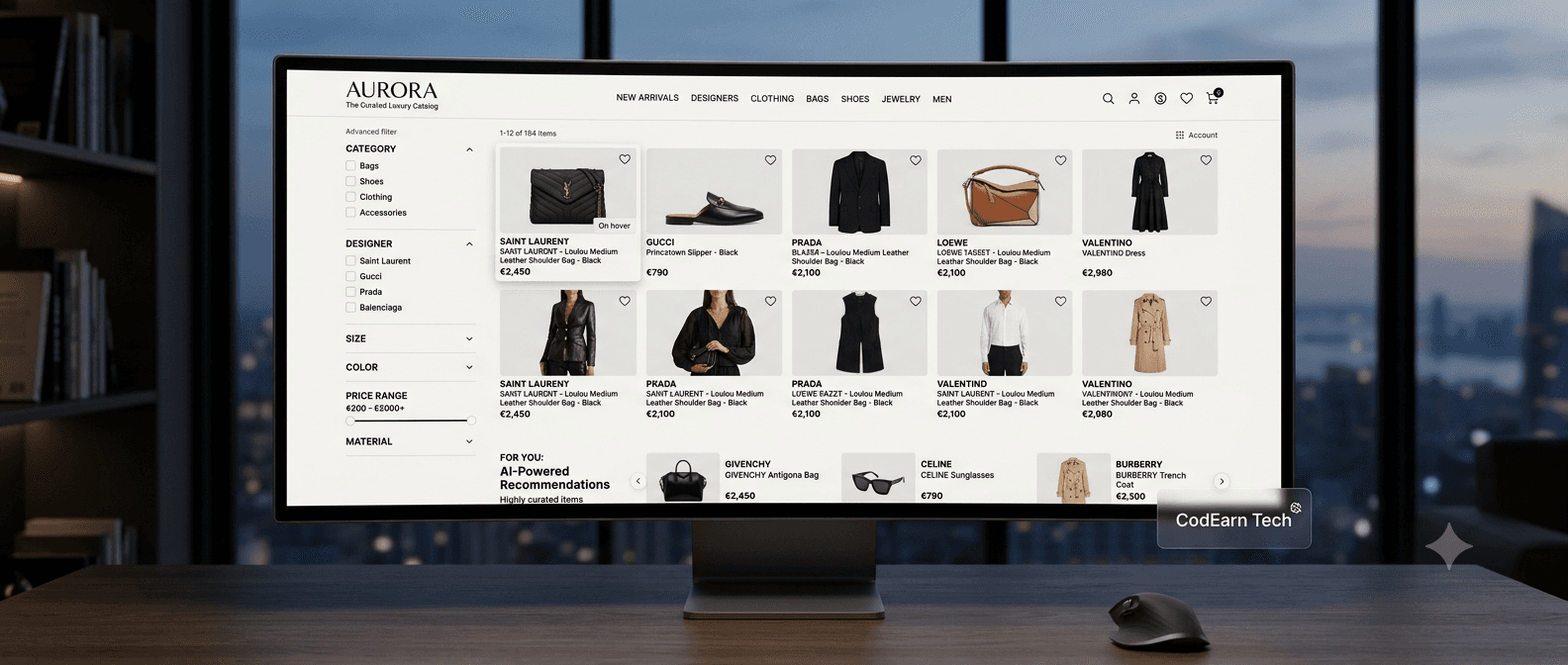 E-Shop Pro Ecosystem screenshot item component layout view